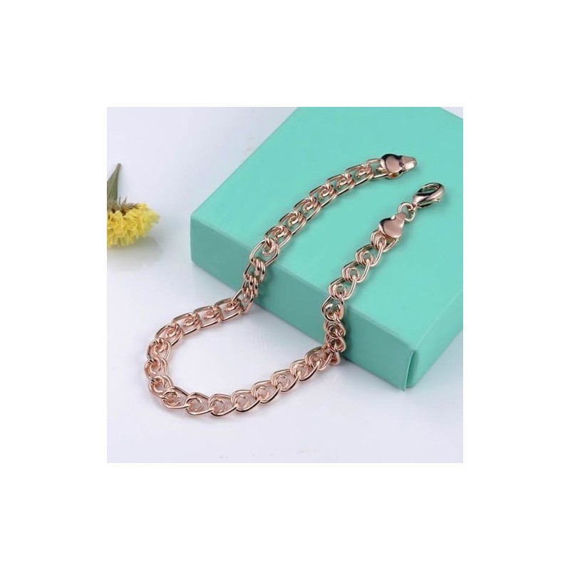 Bracelet en Or rose rempli 18Ct||Bracelet en Or rose rempli 18Ct