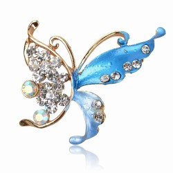 Broche en plaqué or très élégente - papillon||Broche en plaqué or très élégente - papillon