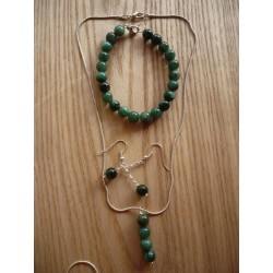 Parure 3 pièces : collier pendentif