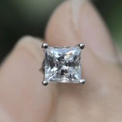  Cristal||Unisexe : Boucles d'oreilles clou