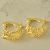 Or 9ct pour ces boucles d'oreilles magnifiques - Créoles ajourées