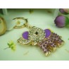  porte-clés "ELEPHANT" strass.||Bijou de sac