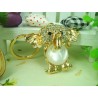  porte-clés "ELEPHANT" strass.  nacre||Bijou de sac