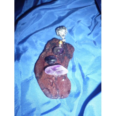 pendentifs sculptés améthyste