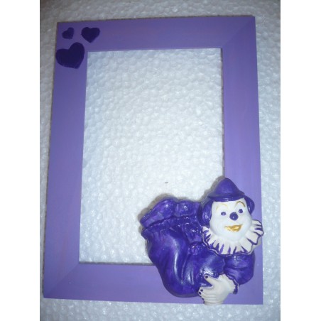 petit clown moulé plâtre