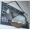 Ardoise miroir bois flotte