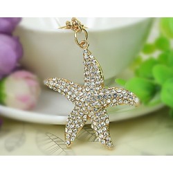  porte-clés  " ETOILE DE MER " strass||Bijou de sac