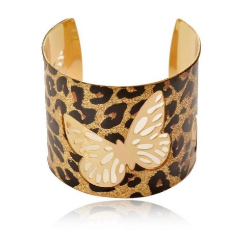 Bracelet rigide méal doré