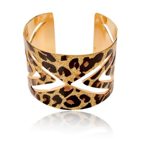 Bracelet rigide méal doré