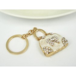  porte-clés "sac à main" strass||Bijou de sac