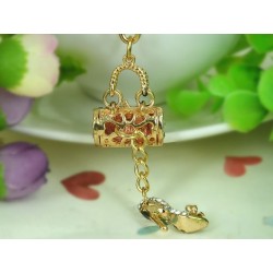  porte-clés "sac à main+escarpin" strass||Superbe qualité pour ce bijou de sac