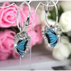 Parure 2 pièces : Pendentif + Boucles d'oreilles + chaîne - collier boucles d'oreilles