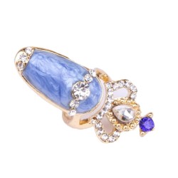 Bague d'ongle : Idéal pour les spécialistes professionnels des ongles Nail Art ou débutants.
Compatible avec les ongles naturel