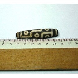  tibetain - 9 yeux tibetan.||DZI -Perle sacrée ancienne