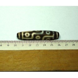  tibetain - 9 yeux tibetan.||DZI -Perle sacrée ancienne