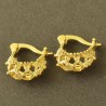 Or 9ct pour ces boucles d'oreilles magnifiques - Créoles ajourées
