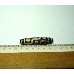  tibetain - 9 yeux tibetan.||DZI -Perle sacrée ancienne