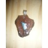 Pendentifs sculptes - pierre aqua aura