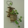 Bois flotte porte-plante papillon