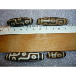  tibetain - 9 yeux tibetan.||DZI -Perle sacrée ancienne
