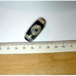  tibetain - 2 yeux tibetan.||DZI -Perle sacrée ancienne