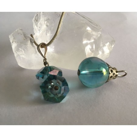 Pendentif en Aqua Aura