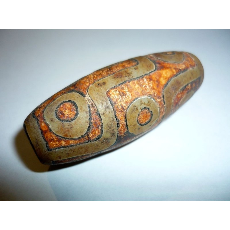 Superbe - DZI -Perle sacrée ancienne