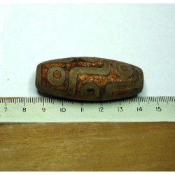  tibetain - 9 yeux - tibetan.||Superbe - DZI -Perle sacrée ancienne