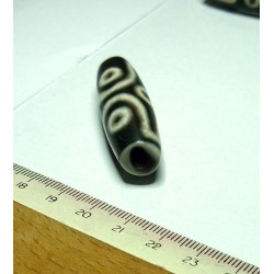  tibetain - 6 yeux - tibetan.||DZI -Perle sacrée ancienne