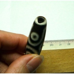  tibetain - 6 yeux - tibetan.||DZI -Perle sacrée ancienne