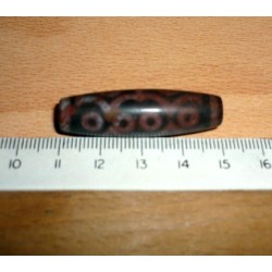  tibetain - 12 yeux - tibetan.||DZI -Perle sacrée ancienne