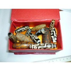  tibetain - Tibet - perle du ciel||DZI -Perle sacrée ancienne