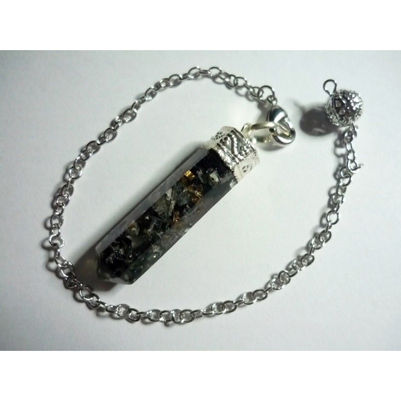 Pendentif / Pendule en orgone Tourmaline - Haute protection||Pendentif / Pendule en orgone Tourmaline - Haute protection