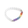 Bracelet  7 chakras - Reiki - Agates. Unisex