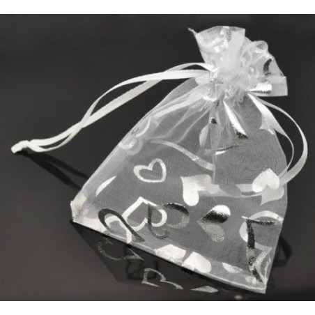 8x Pochettes cadeaux en "organza" : 8