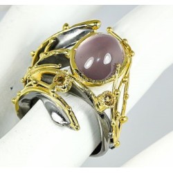 Pierre principale: Chalcedony cabochon rose  Naturelle
Traitement pierre principale: Non
Citrine
carats (TCW): 50.05
Argent 