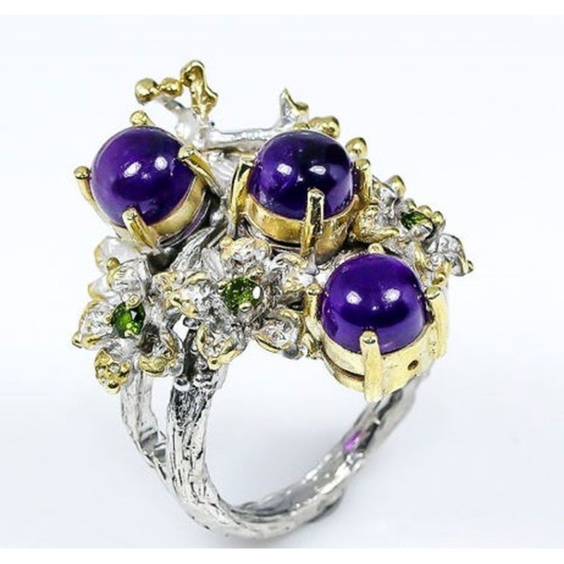 Bague Or et Argent 9.25 - Calcedoine||Bague Or et Argent 9.25 - Calcedoine||Bague Or et Argent 9.25 - Calcedoine