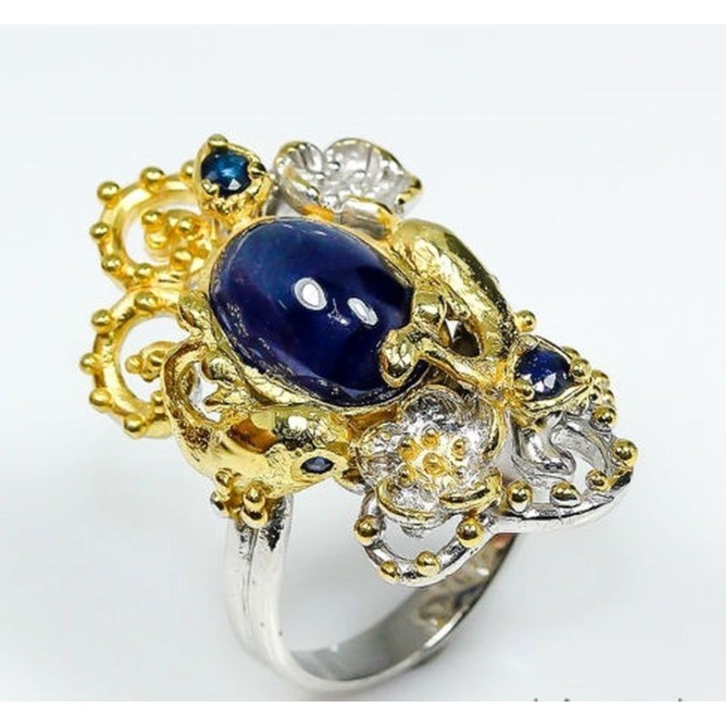 Bague Or et Argent 9.25 - Calcedoine||Bague Or et Argent 9.25 - Calcedoine||Bague Or et Argent 9.25 - Calcedoine