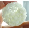 Pendentif 100% Chine Lantian jade jadeite sculpté  Dragon