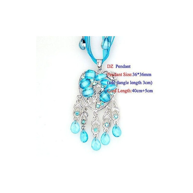 Superbe Coeur turquoise