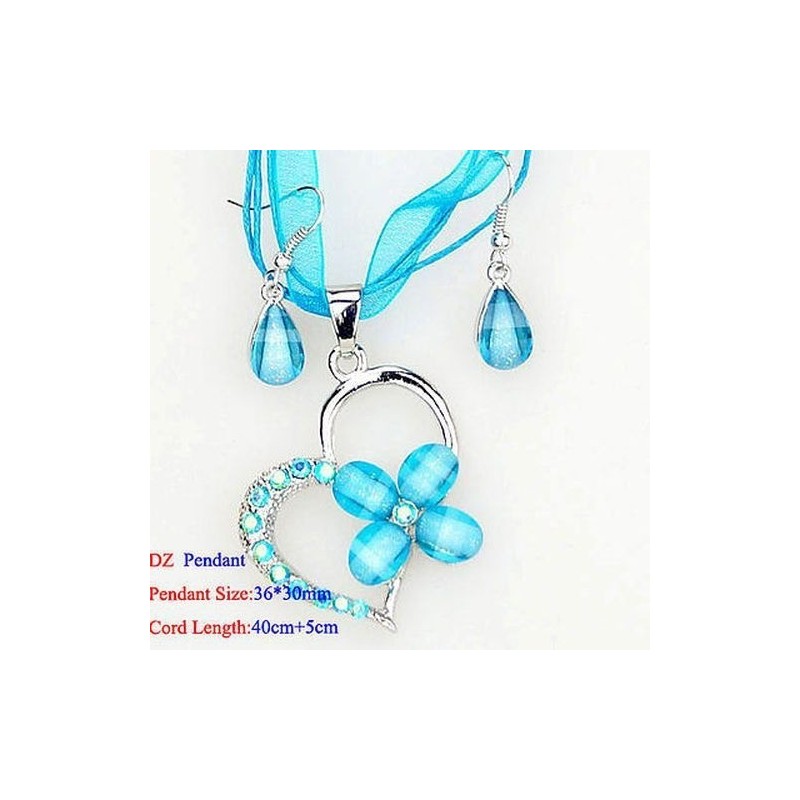 Superbe Coeur turquoise