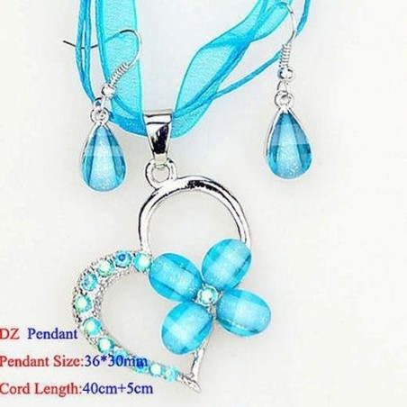 Superbe Coeur turquoise