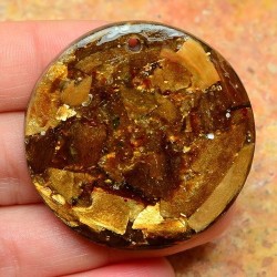 X - Pendentif en pierre reconstituée