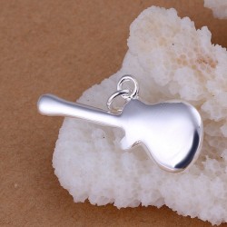 Elle est arrivés !!! Très joli pendentif guitard - argent .925