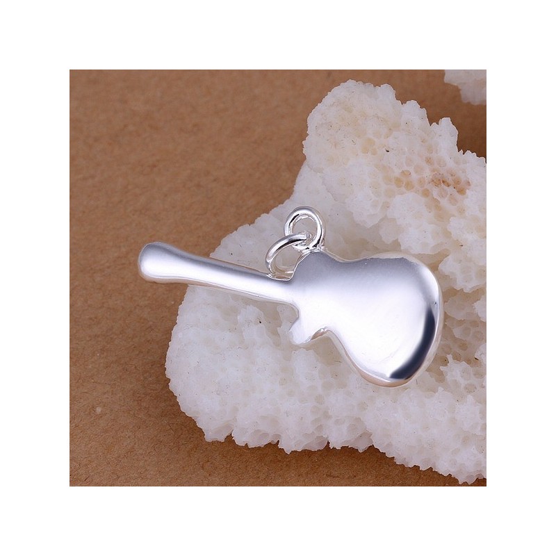 Elle est arrivés !!! Très joli pendentif guitard - argent .925